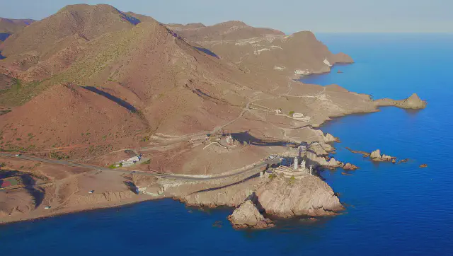 Foto van Playa Cala de Enmedio in Cabo de Gata Nijar natuurpark (Almeria)