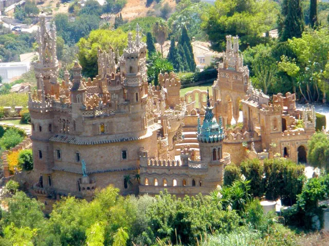 Castillo de Colomares bij Benalmádena, monument voor Columbus
