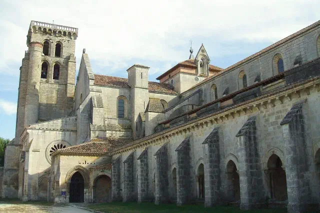 Het cistercienzer klooster Monasterio de las Huelgas in Burgos Het cistercienzer klooster Monasterio de las Huelgas in Burgos