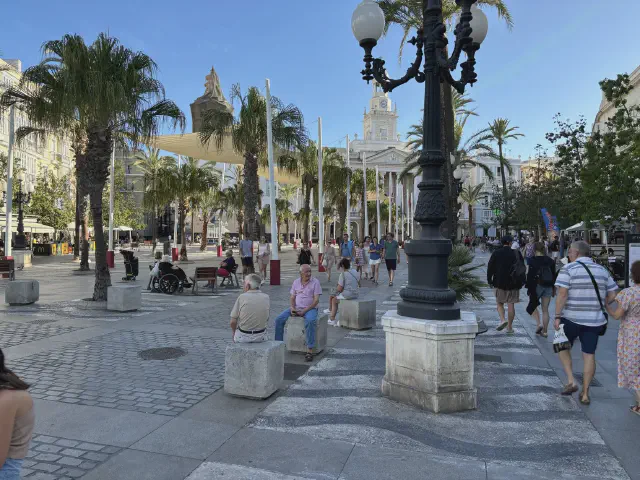 Plaza San Juan de Dios in Cadiz