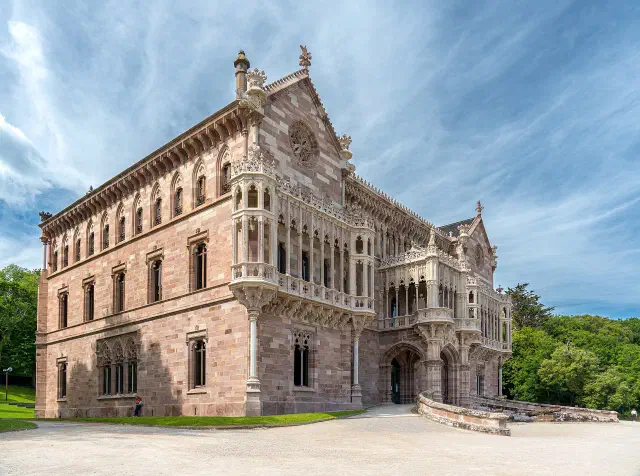 Het Palacio de Sobrellano in Comillas