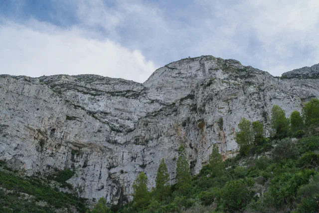 Het bergmassief van de Montgó boven Dénia, onderdeel van het natuurpark