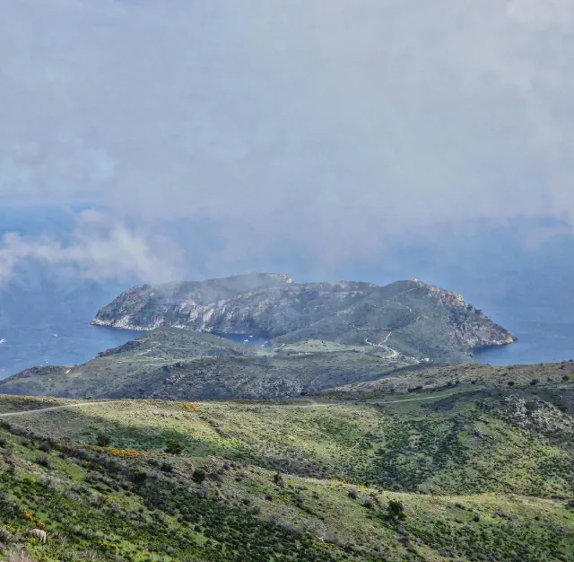 Uitzicht cap de creus in Roses