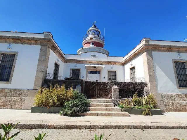 De vuurtoren op Cap Salou bij Salou De vuurtoren op Cap Salou bij Salou