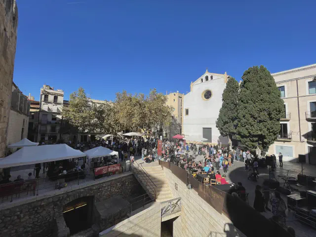 Het plein Placa del Rei in Tarragona