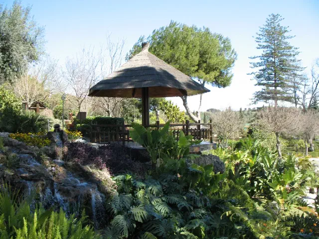 De botanische tuin Molino de Inca in Torremolinos De botanische tuin Molino de Inca in Torremolinos