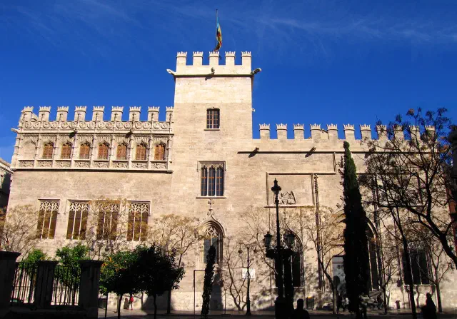 Foto van de Lonja de la Seda in Valencia Foto van de Lonja de la Seda in Valencia
