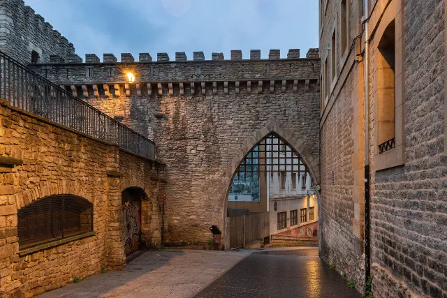 Het amandelvormig middeleeuws centrum van Vitoria-Gasteiz vanaf hoogte gezien Het amandelvormig middeleeuws centrum van Vitoria-Gasteiz vanaf hoogte gezien